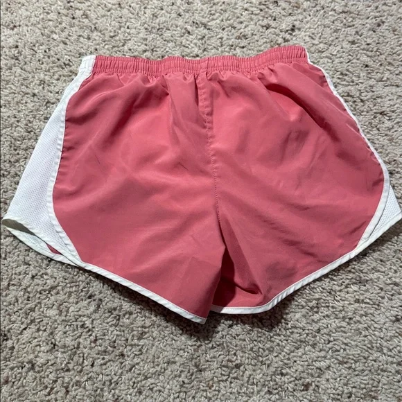 Nike Women's Athletic Shorts in Pink and White - Picture 2 of 2